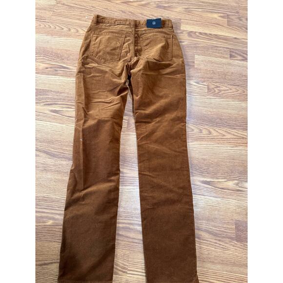 MONFRÈRE Brown Brando Slim Fit Velvet Pants size 30 - Picture 10 of 15